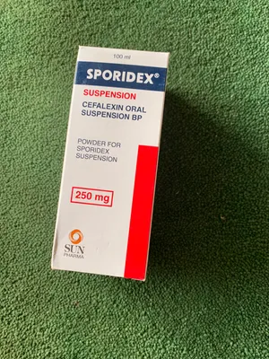 SPORIDEX SUSPENSION 250mg