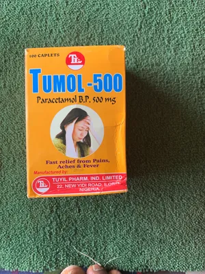 TUMOL 500 PARACETAMOL BP